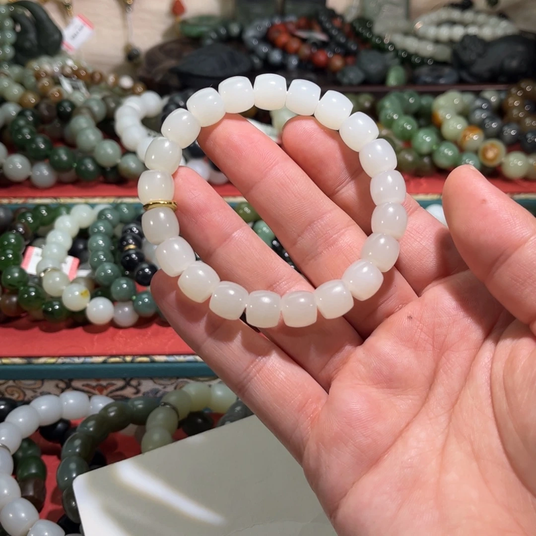 和田玉未镶嵌手链