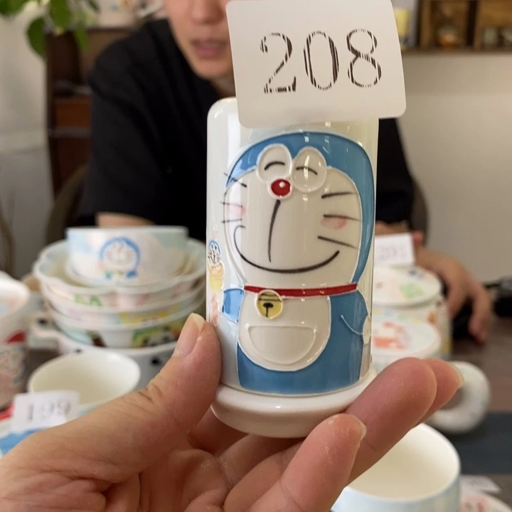瓷片景德镇釉下彩手绘