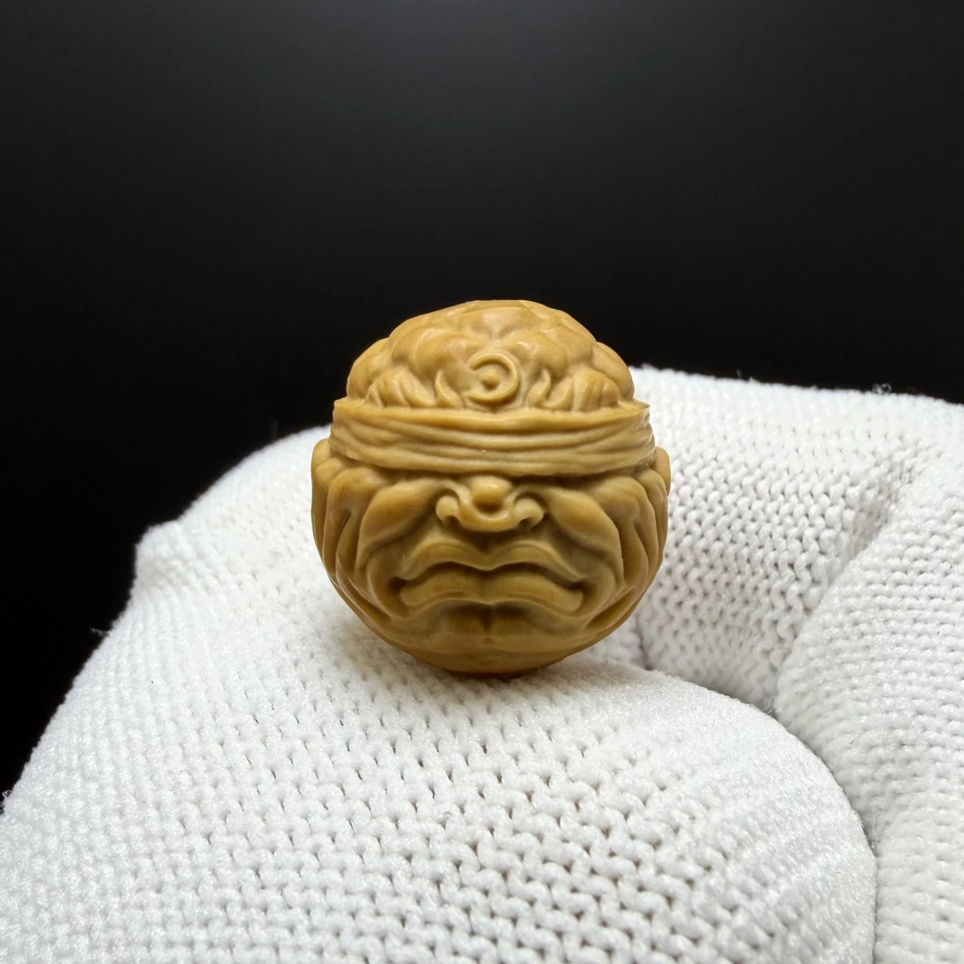 猴头 盲僧 雕刻 单颗 配饰 16mm