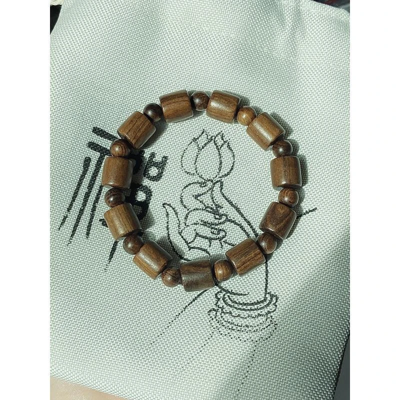 【阳光福利】 12*12MM非洲花梨直切（无礼盒）手串 MTX-0196