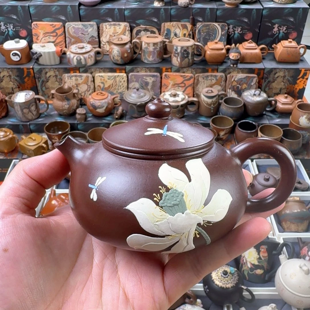 茶壶紫砂200cc原矿精工半手