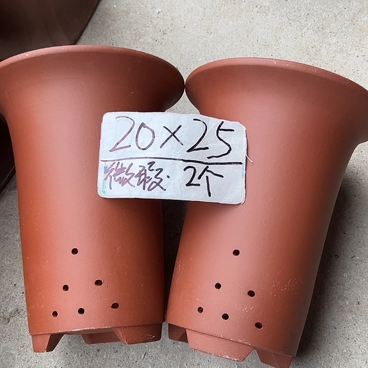 紫砂花盆宜兴紫砂花盆厂家直销2只