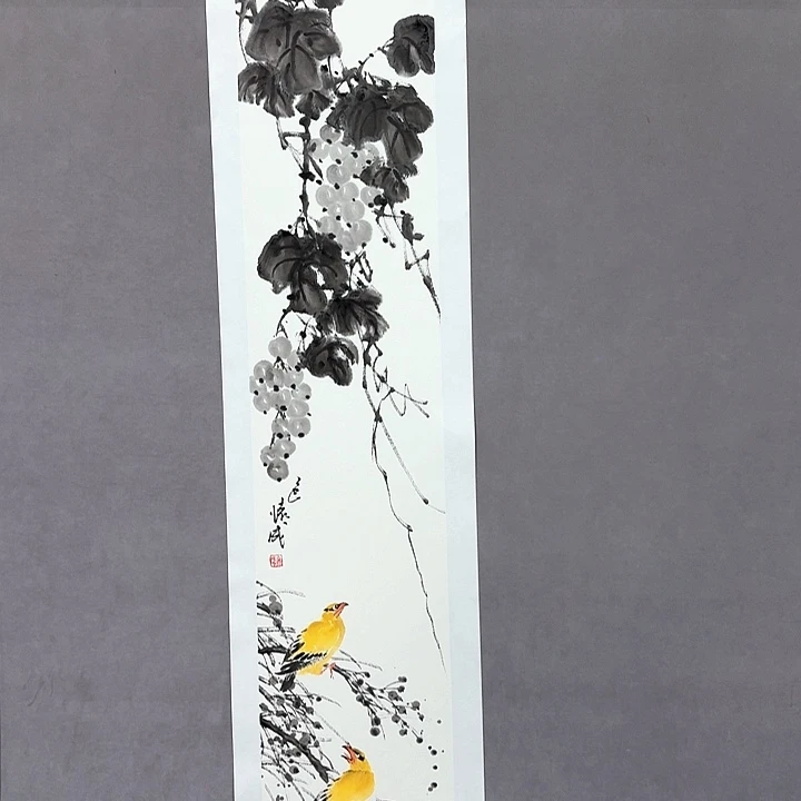 国画亲笔手绘放心去藏