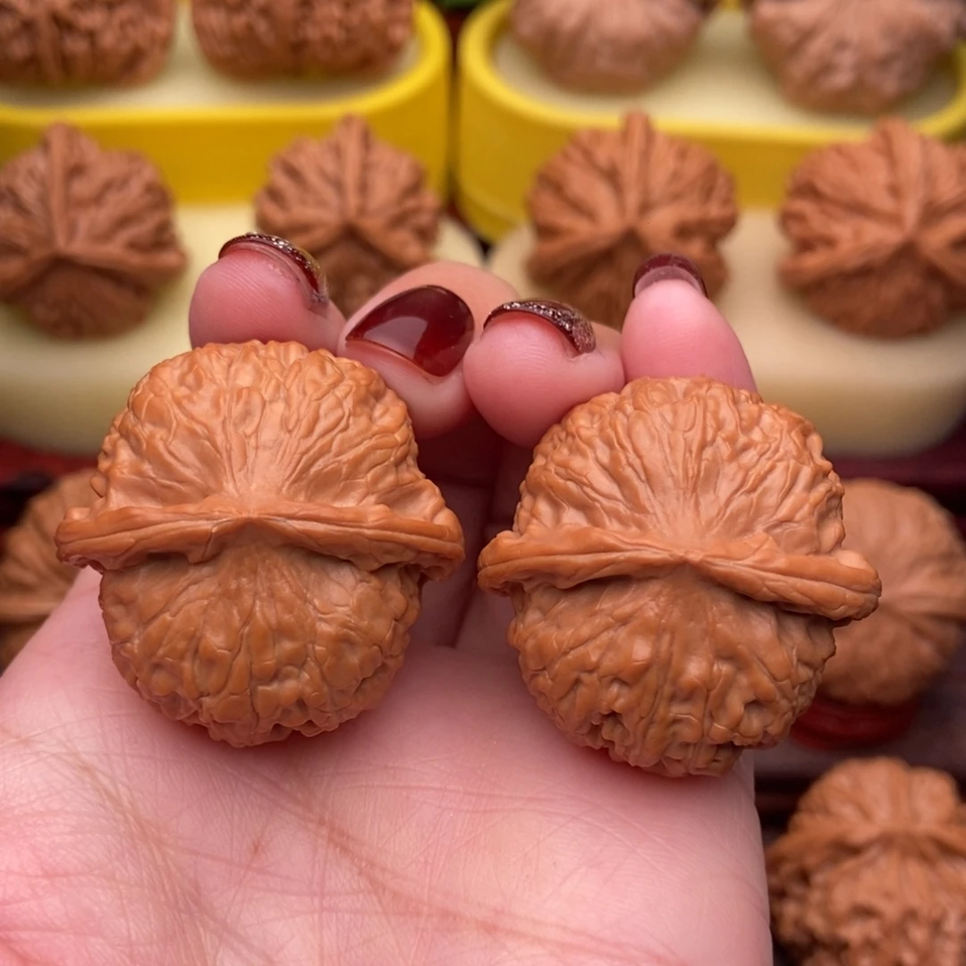 文玩核桃把件精品金锭元宝35