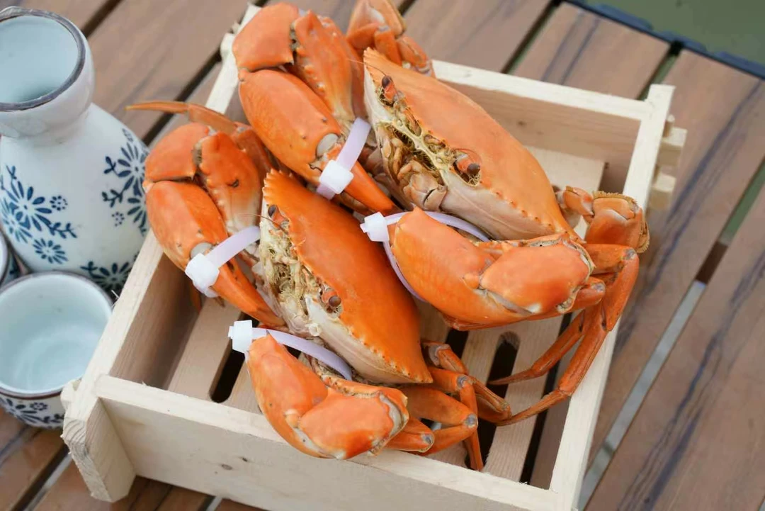 [珠三角直播现称]肉蟹青蟹小公公蟹鲜活生鲜4~6.5两重