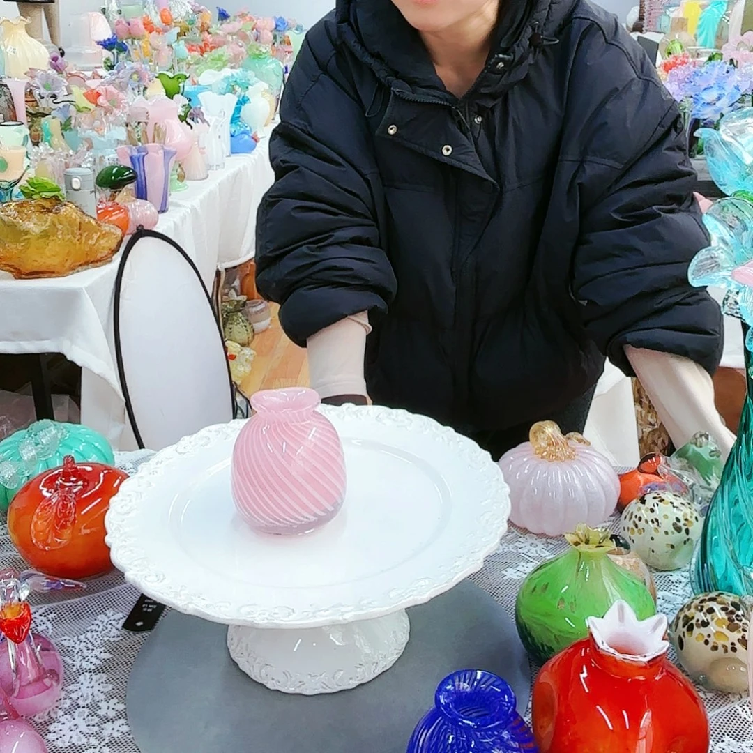 福利不退不换琉璃花瓶艺术品