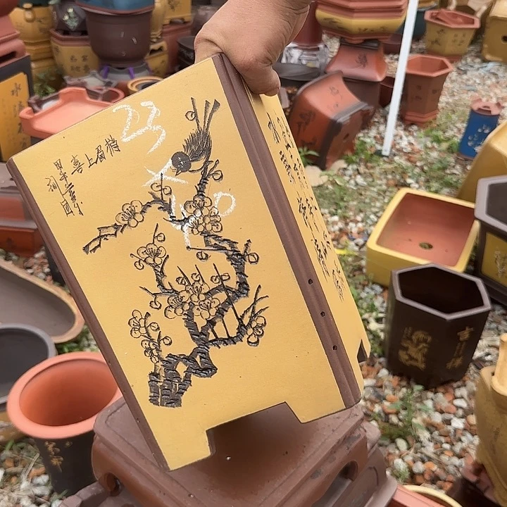 紫砂花盆紫砂花盆