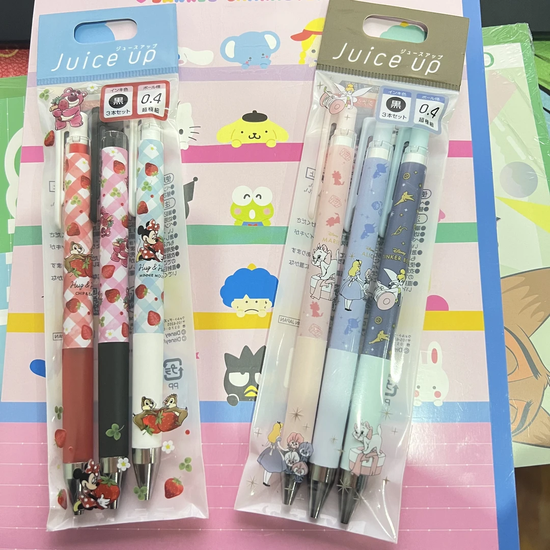 日本百乐PILOT新款草莓熊 奇奇蒂蒂 玛丽猫 限定juice up中性笔