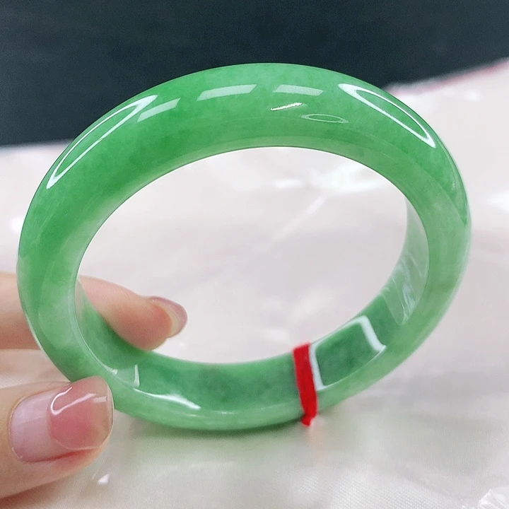 翡翠未镶嵌手镯圈54.6，15071