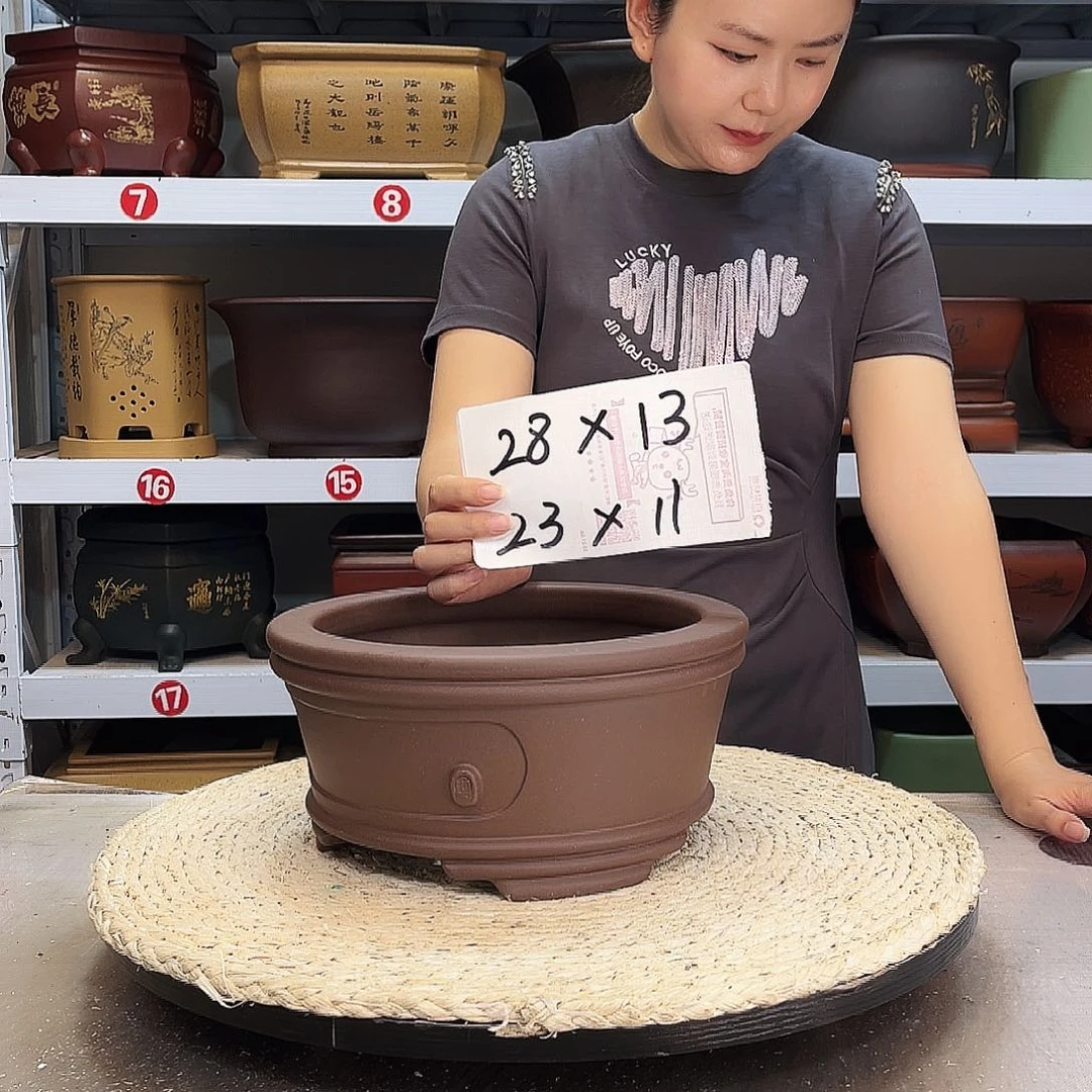 紫砂花盆紫砂花盆