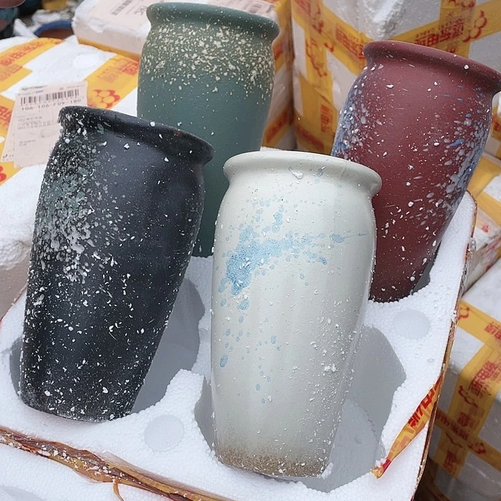 无铅玻璃宜兴紫砂花盆