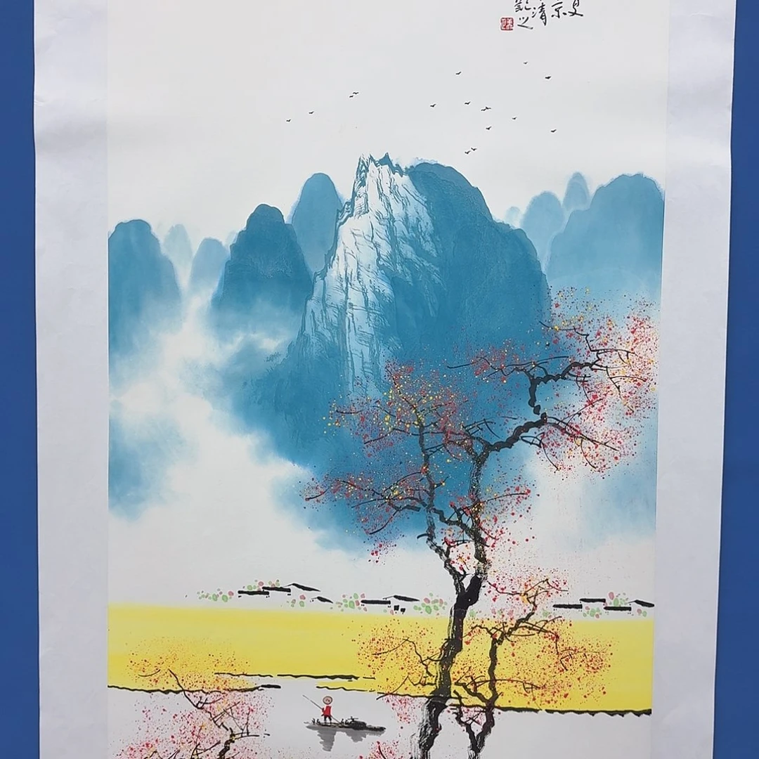 国画多次参加国内外书画