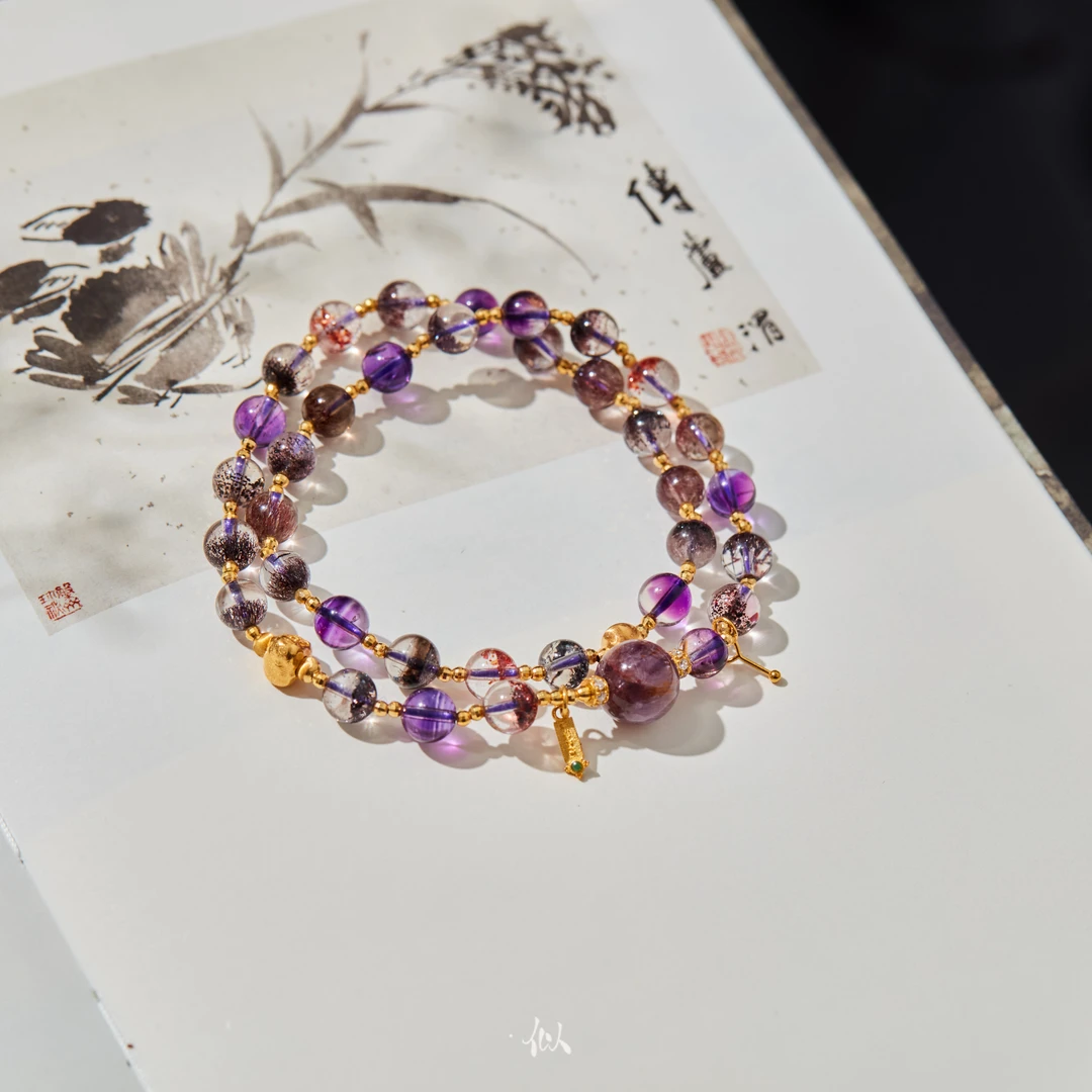 【遐影】·似梓珠宝·18K超七极光双圈 SZCC2402415