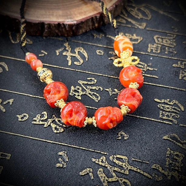 南高北苑｜小卢红肉阿呆宝珠DIY项链