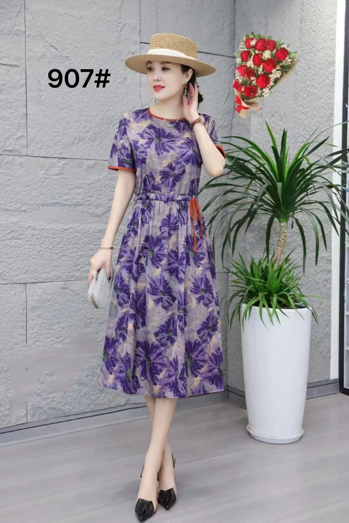 1803《粉丝专享》高品质时尚气质收腰连衣裙