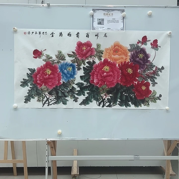 书法以文会友李老师