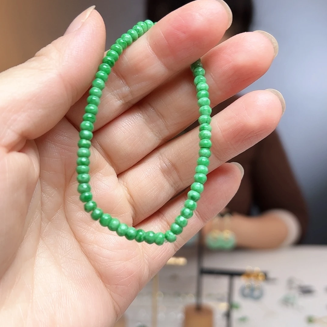 ʚ***ɞ翡翠未镶嵌耳饰天然翡翠手串