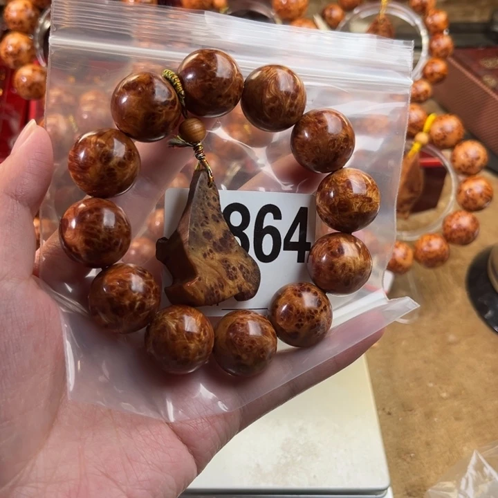 柏木（崖柏）手串/手链2.0金刚骨料