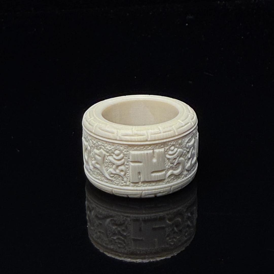 J003 天然猛犸扳指内径 22.8