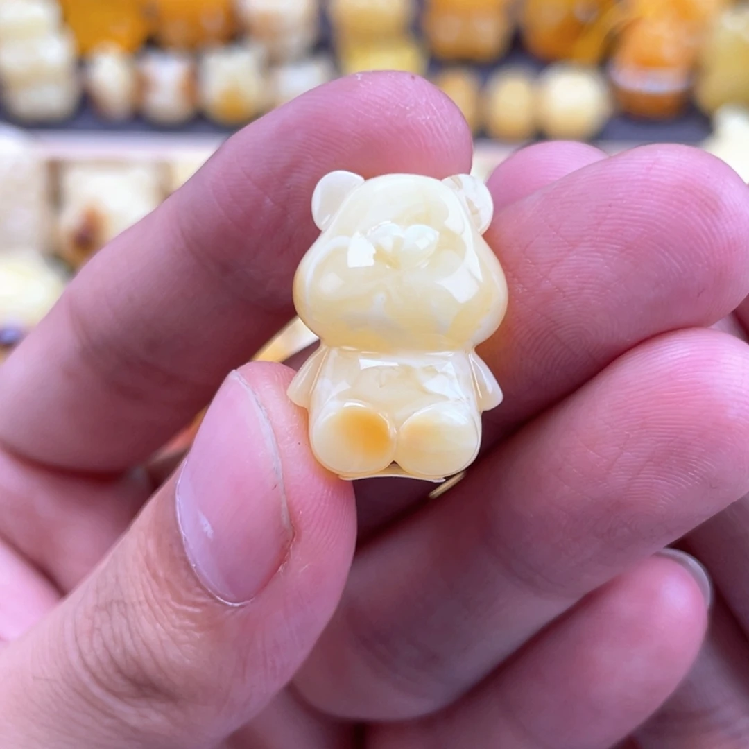 裸石琥珀未镶嵌蜜蜡