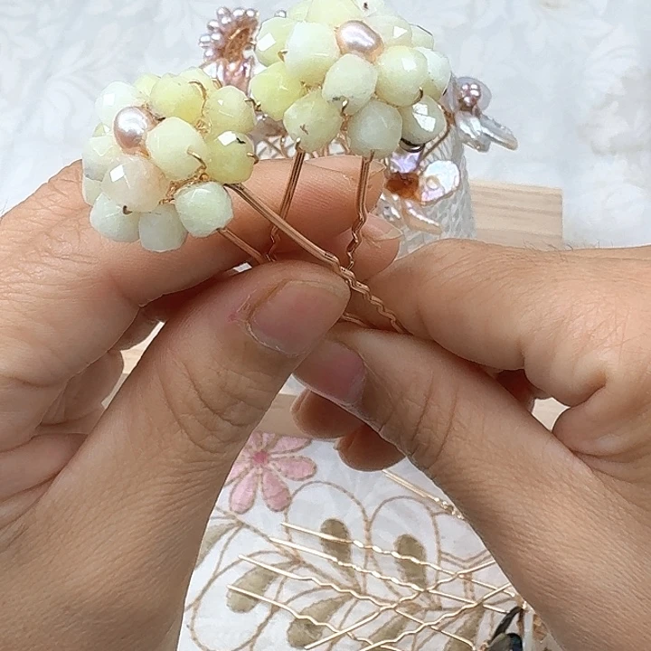 未镶嵌发饰淡水珍珠