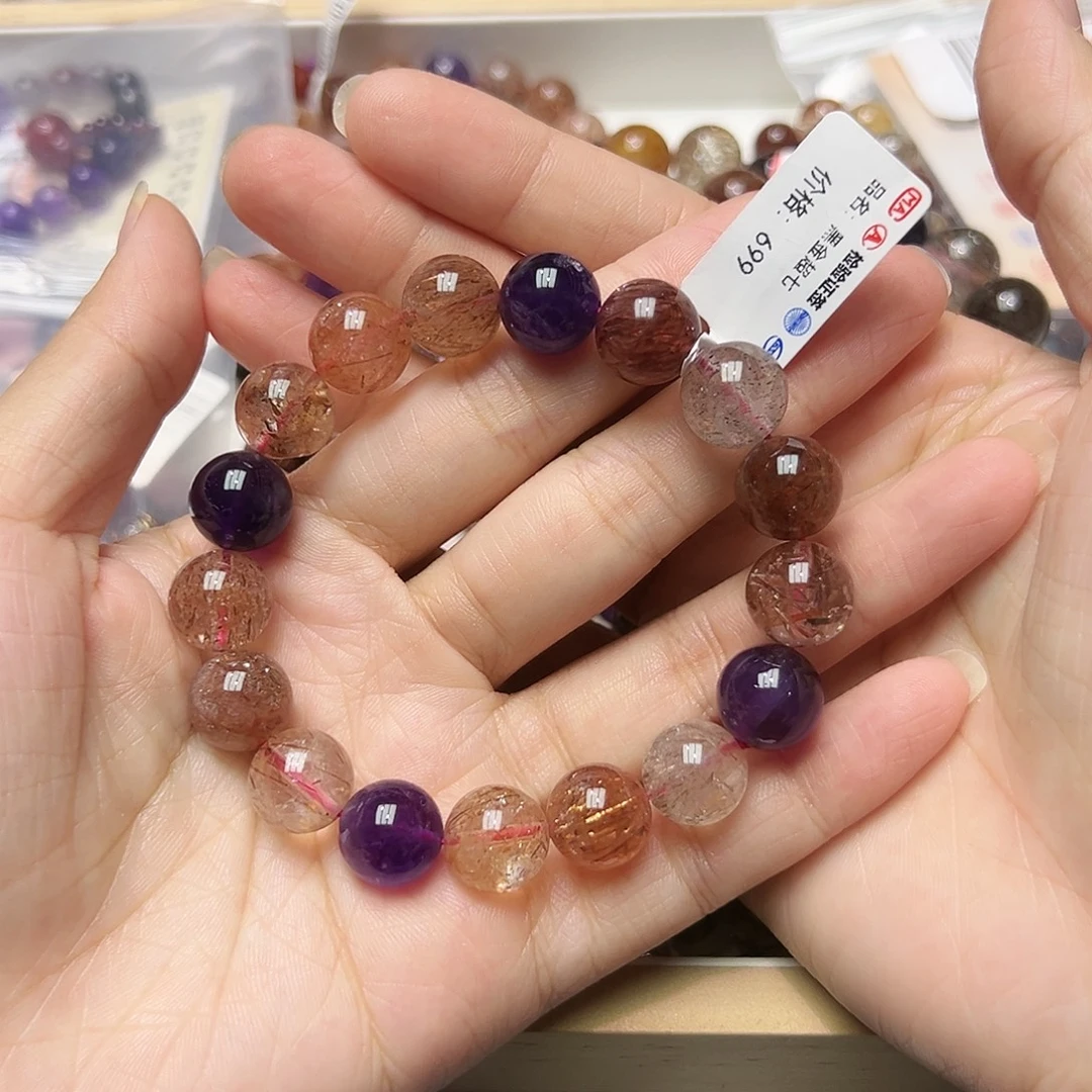 未镶嵌手链水晶多样性发一