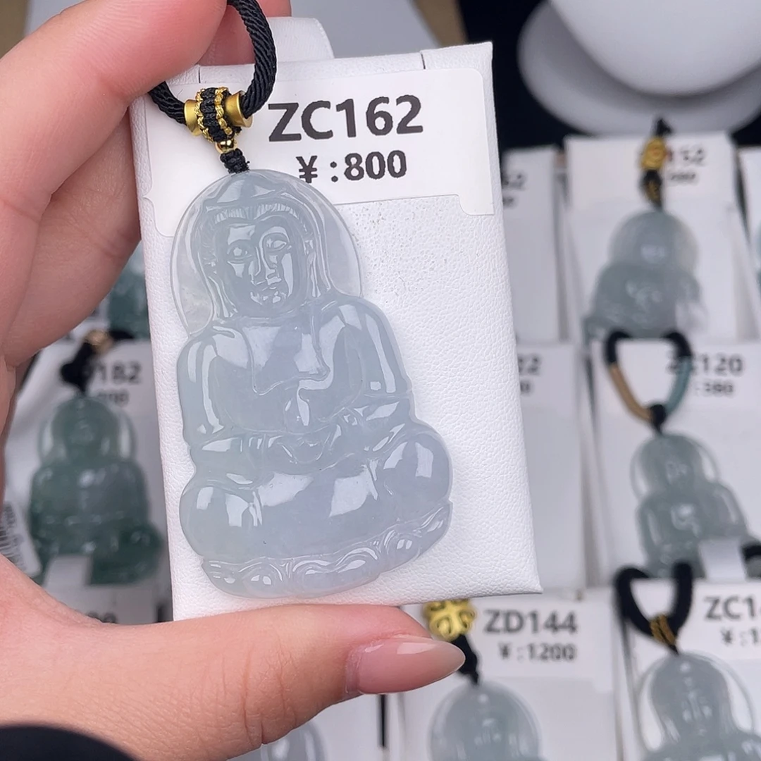 翡翠未镶嵌颈饰zc162