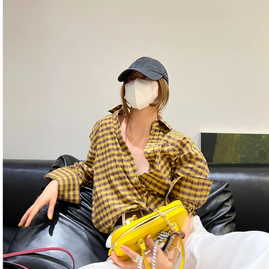 YOON深圳原创【花芯】美式复古格子衬衫 [WT2208045]