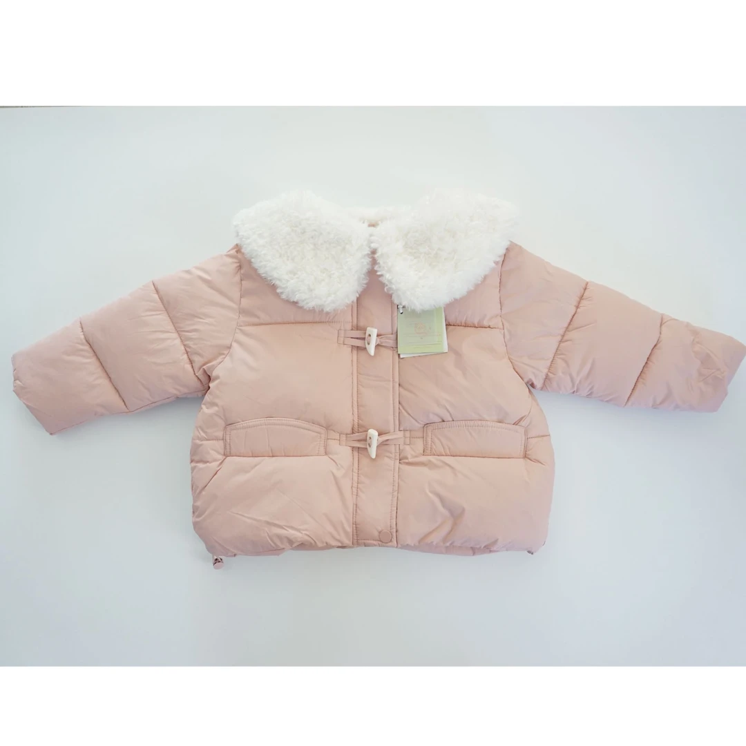 女宝女童棉服加绒加厚