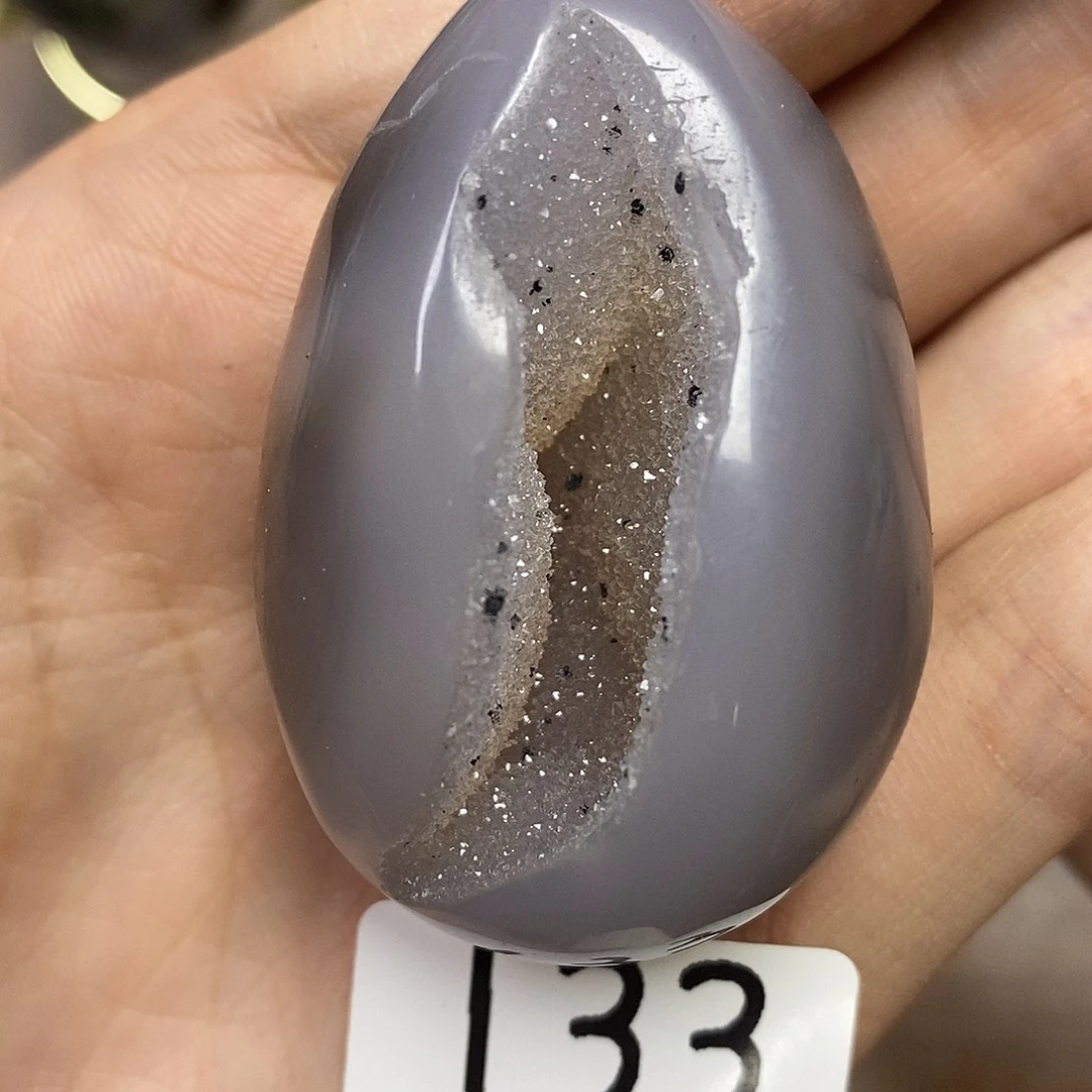 玛瑙/玉髓未镶嵌天然玛瑙龙蛋