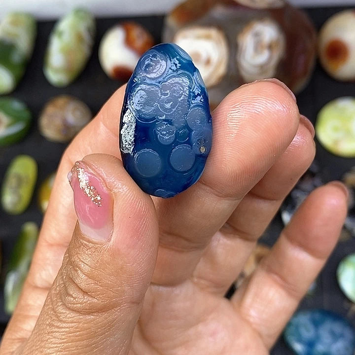 花眼玛瑙奇石饰品