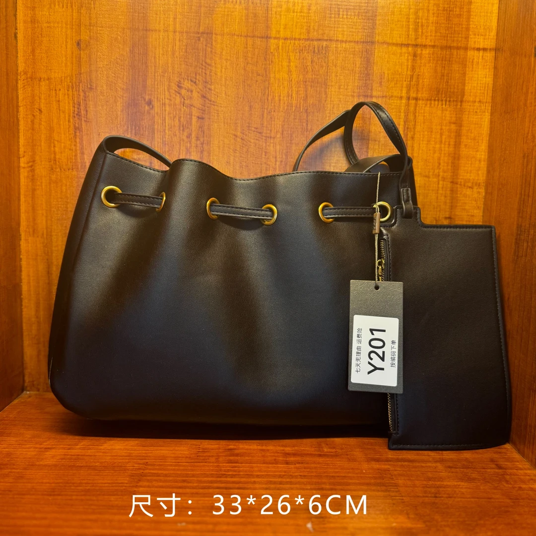 【Y201】按编号拍（尺寸:33*26*6CM）新款女包黑色