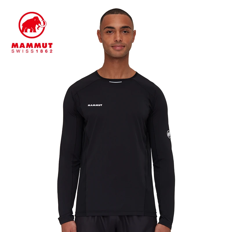 MAMMUT猛犸象Aenergy 男士户外运动休闲通风透气快干套头长袖T恤
