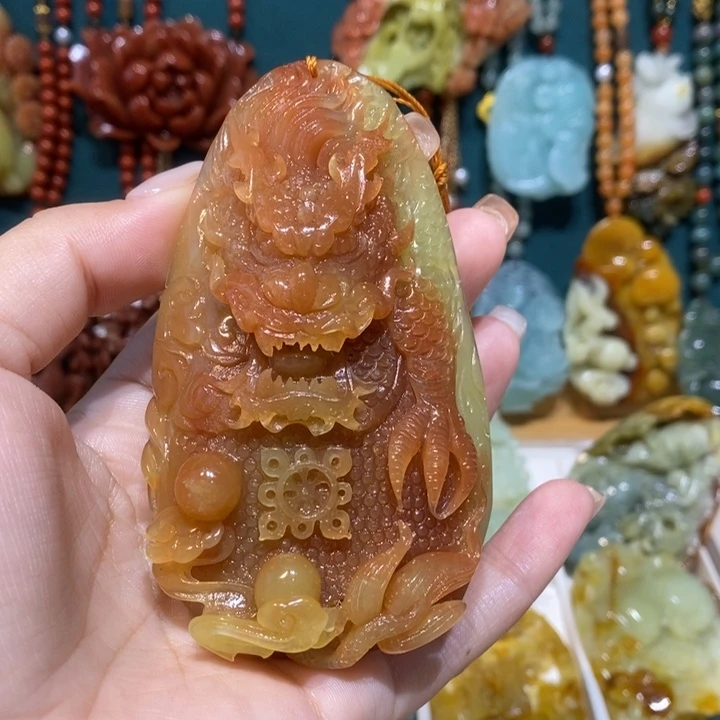 *****蛇纹石玉未镶嵌颈饰