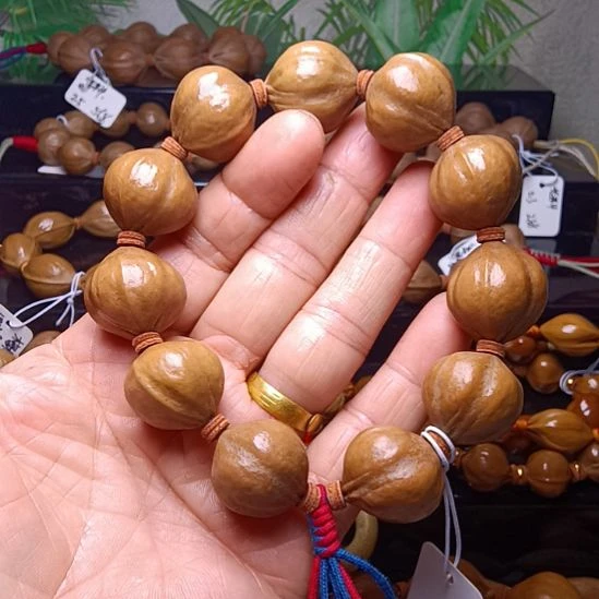 橄榄核手串/手链橄榄核手串三花铁核正圆料2.2