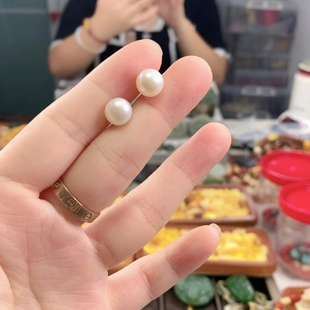 颈饰银S925镶嵌淡水珍珠