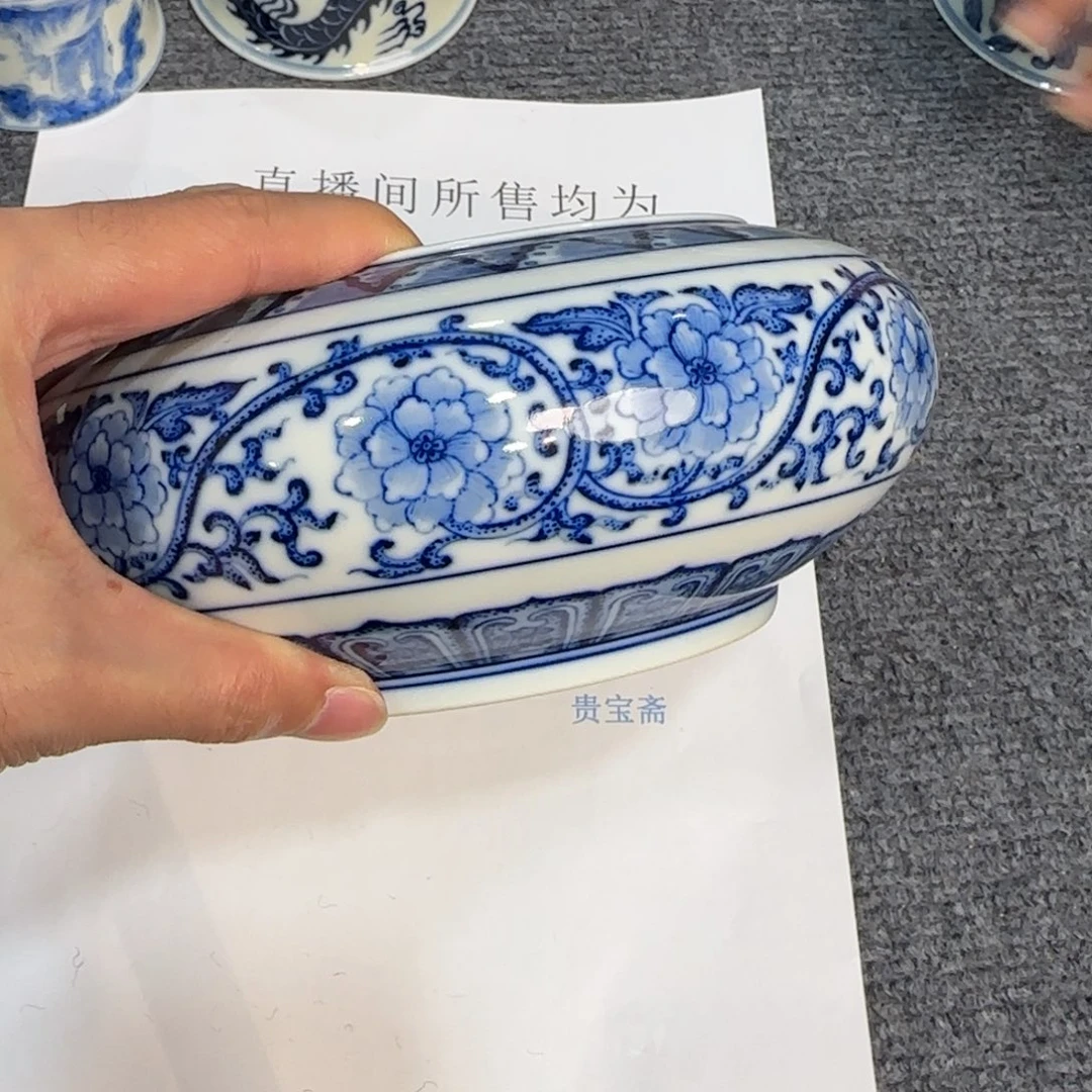 杯子瓷当代仿古精品全手工