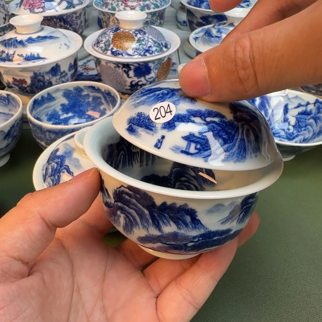 陶纯手工纯手绘茶具204
