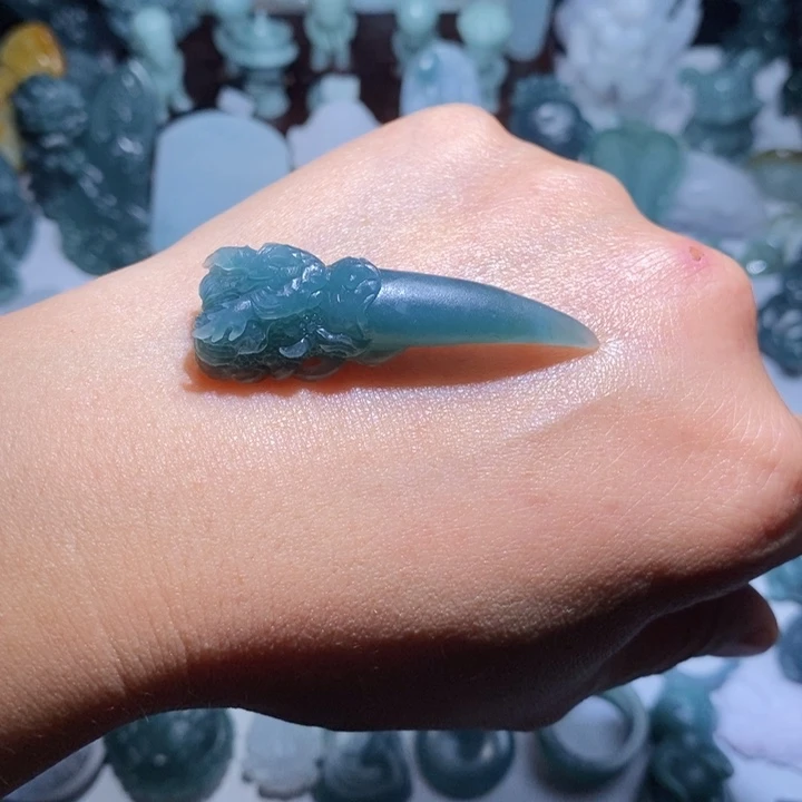 定制翡翠未镶嵌媚*毛
