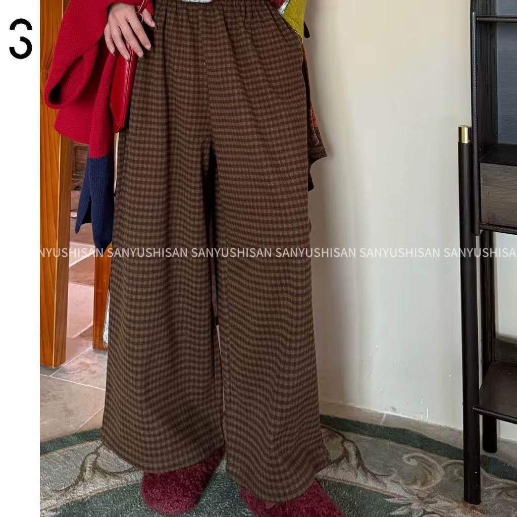 三与十三|C1149|日系简约休闲裤