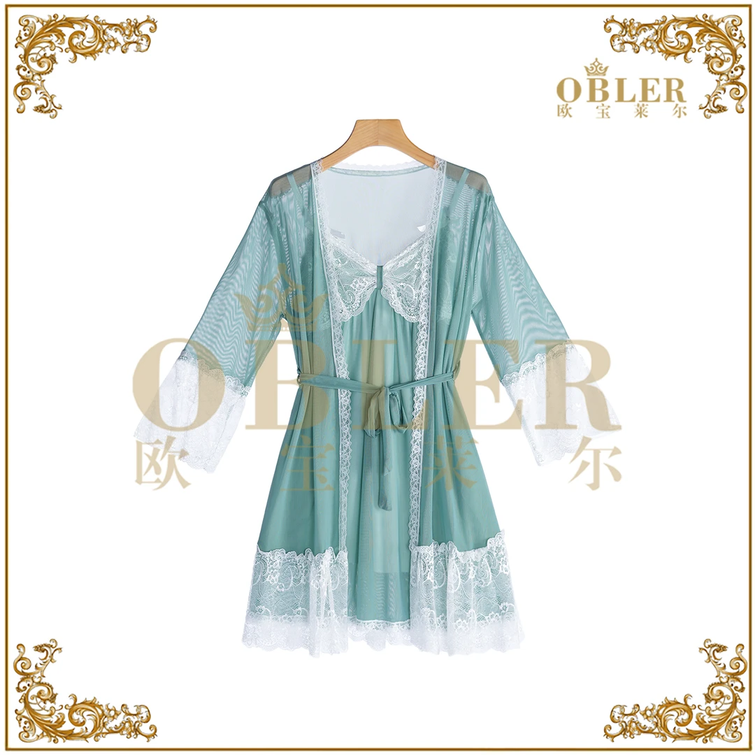 【欧宝莱尔】轻奢时尚舒适服帖睡衣D26-8101