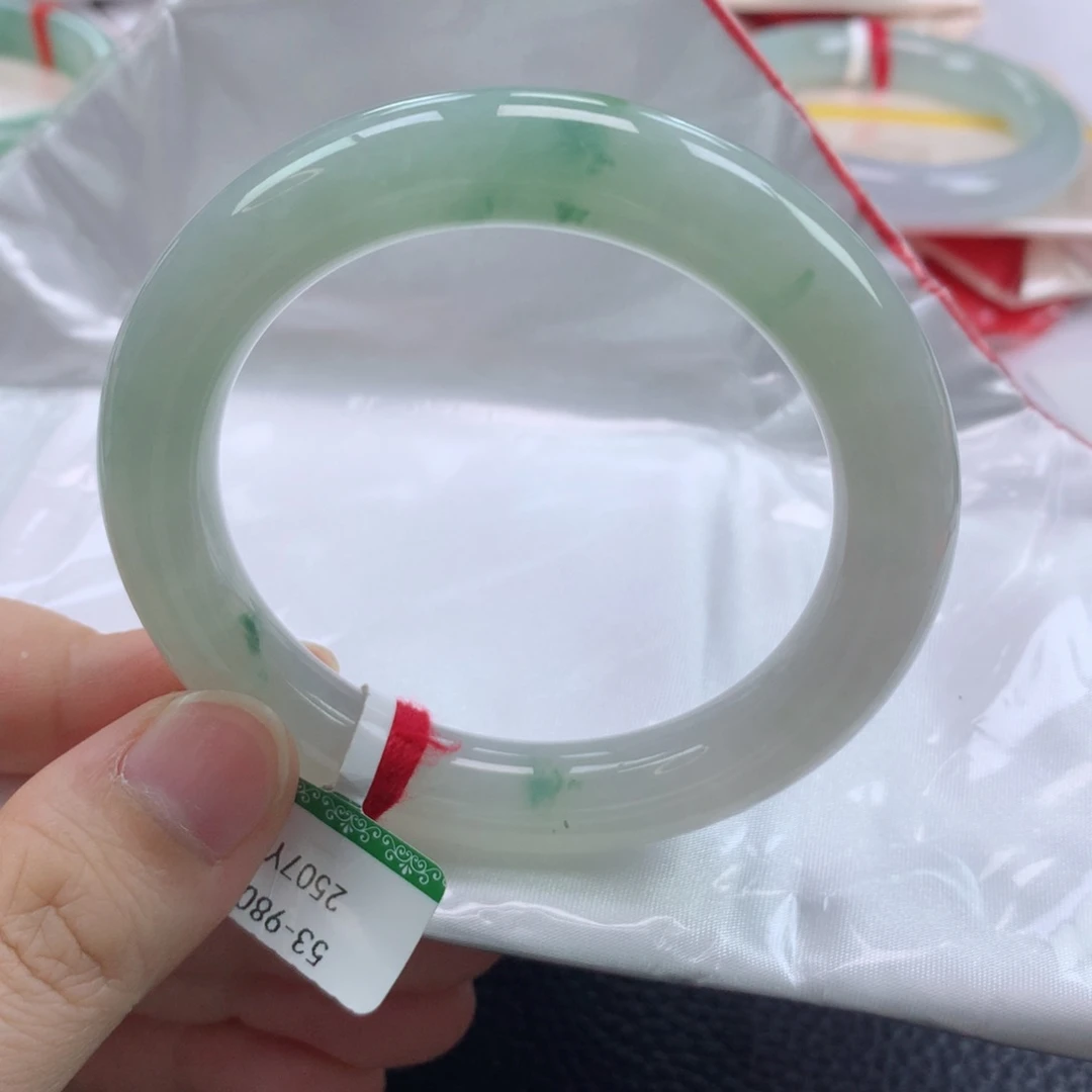 未镶嵌手镯翡翠缅甸天然翡翠手镯53