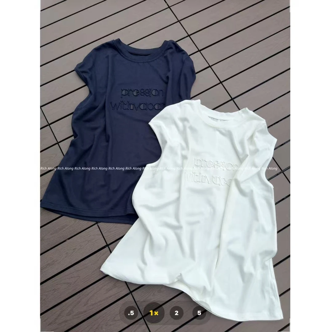 atong/阿彤-【欧货字母】-2025 设计款小众字母休闲欧货背心0516-23