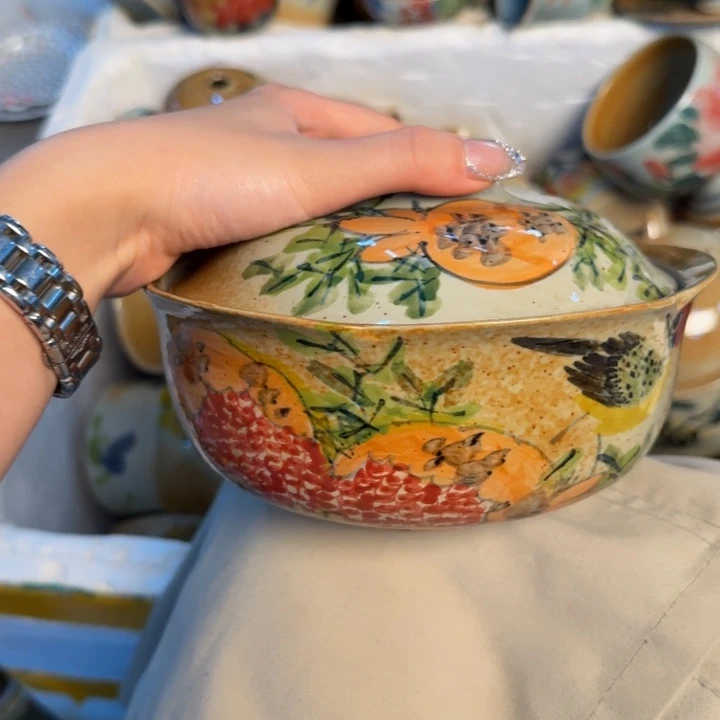 瓷片景德镇陶瓷手工手绘