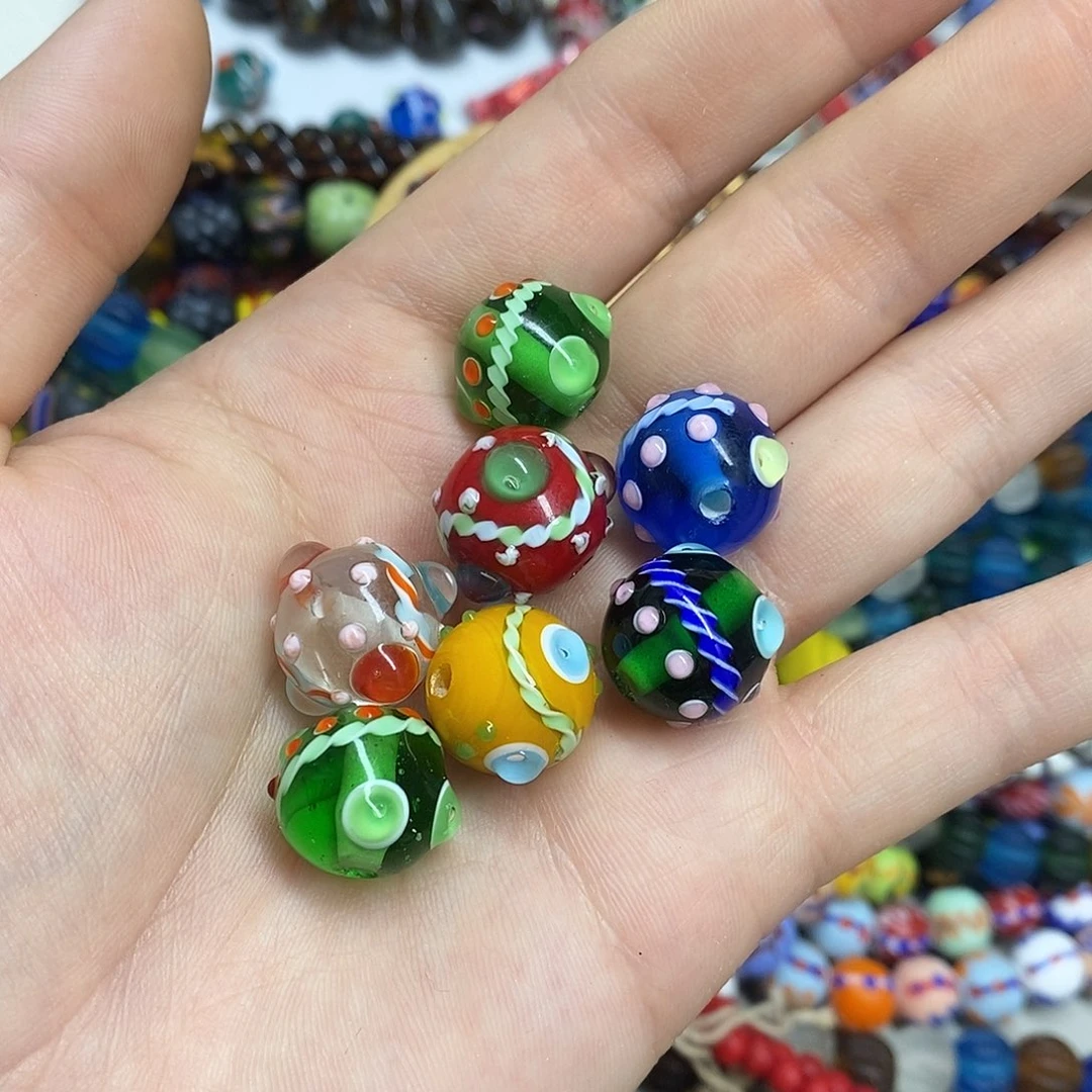 琉璃颈饰琉璃0034