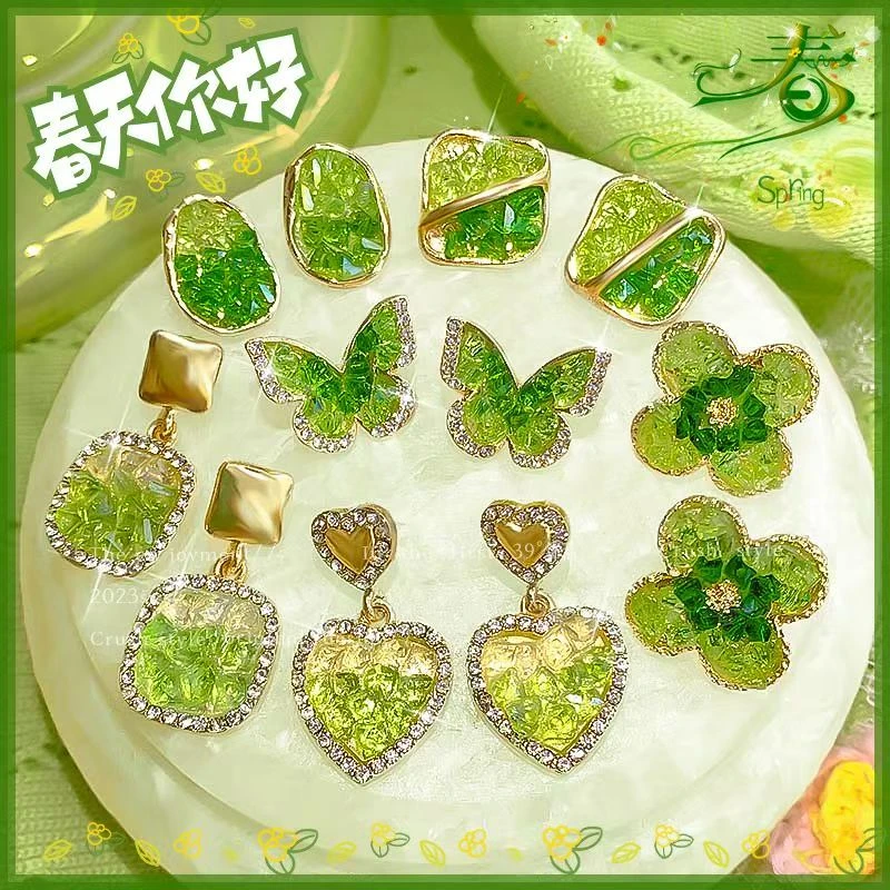 黄铜锆石耳饰 专拍满35包饰品处理默认微瑕NO退NO换