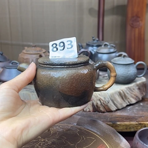 戬谷龙窑柴烧茶茶壶893