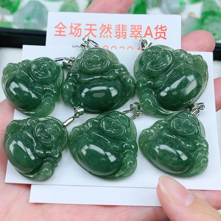 翡翠未镶嵌颈饰多样性发其1