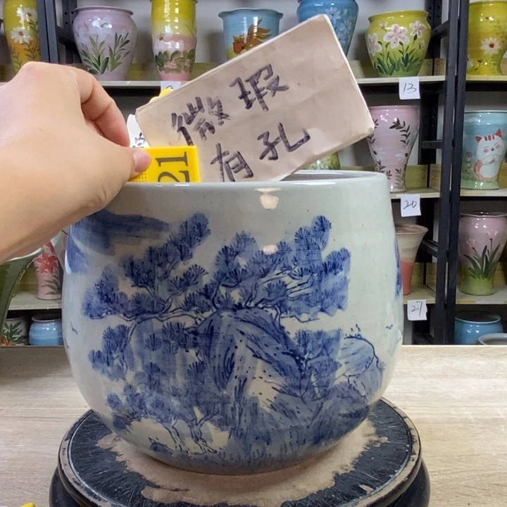 景德镇高温陶瓷花盆