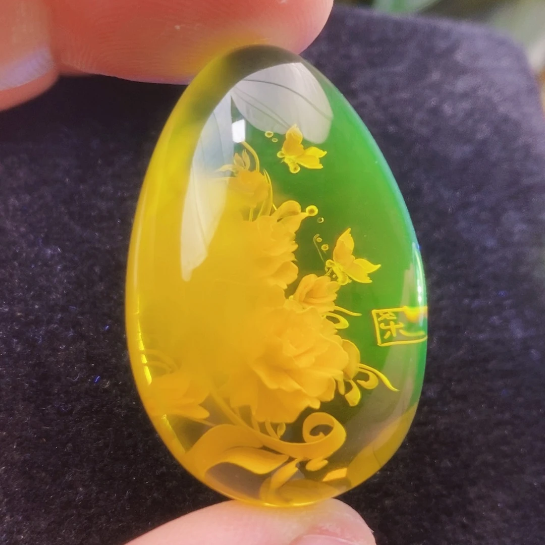【闪购商品】金珀吊坠(不含链)未镶嵌